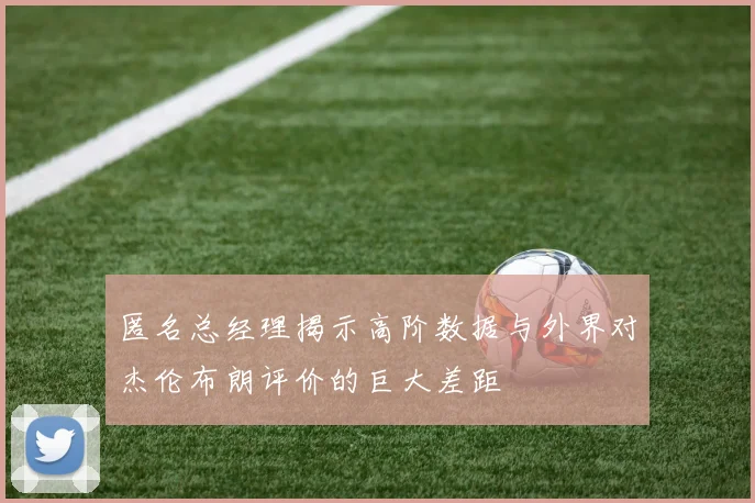 匿名总经理揭示高阶数据与外界对杰伦布朗评价的巨大差距