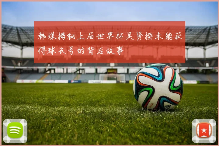 韩媒揭秘上届世界杯吴贤揆未能获得球衣号的背后故事