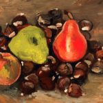 نقاشی بلوط و میوه ونگوگ